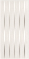 WALL TILES BASIC PALETTE WHITE BRAID - SATIN SIZE : 29,7/60 cm CLASS 1 ( PACK.1,25 M2 )K.J.OPOCZNO