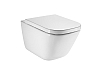 GAP Toilet Bowl Rim A34647L00M Clean Rim Suspended Without flange adapted to flush 2/4, 3 / 4.5 and 3/6 L, concealed mounting system, the length of the bowl: 54 cm + + Board of slow-A801472..4 CLASS 1 ROCA