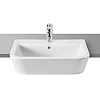 Gap Sink 56x40 cm A32747S..0 półblatowa With tap hole in the middle, with overflow hole, with mounting hardware