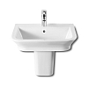GAP Maxi Clean Sink A32747500M 55x47 cm with a hole in the middle of the battery, with overflow hole, with the mounting kit.