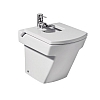 Bidet Compacto Maxi Clean A35762400M / 8414329615739 wall (back to wall), with tap hole in the middle, with overflow hole, cover the mounting holes on the side, with mounting kit, bidet length: 52.5 cm