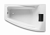 Bath A248165000 / 8414329801736 Hall asymmetrical Acrylic bath 150x100 cm right asymmetric with headboard, white.