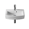 Sink Maxi Clean A32762400M / 8414329615289 Wall 45x38 cm the battery from the hole in the middle, with overflow hole, mounting kit Installation: mounting on the wall or on the countertop