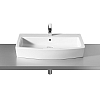 Sink Maxi CleanA32762G00M / 8414329199215 Wall 75x49,5 cm from the tap hole in the middle, with overflow hole, mounting kit Installation: mounting on the wall or on the countertop