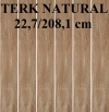 FLOOR TILES GRES PORCELAIN TERK ( TORVIK ) NATURAL PD-ST-TE-0003 SATIN - MATTE RECY.SIZE : 22,7/208,1cm CLASS 1 ( PACK.0,945 M2 )K.J.EGEN