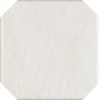 FLOOR TILES GRES MODERN BIANCO OKTAGON STRUCTURE GLAZED -SATIN - MAT SIZE : 19,8/19,8 cm CLASS 1 ( PACK.1,03 M2 )K.J.PARADYŻ