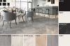 GRES PORCELAIN ON THE FLOOR AND WALL CEMENTO GREY RECTYF. SIZE : 59,3/59,3 cm SEMI - POLISHED CLASS 1 (PACK.1,76 M2)K.J.OPO
