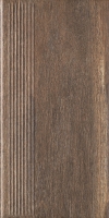 GRES STAIR TREAD HAZARD BROWN SIZE : 30/60 cm CLASS 2 ( PALL.46,08 M2)K.J.PARADYŻ