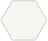 Shiny Lines Bianco Heksagon Gres Szkl. Mat. 19,8/17,1 cm Gat.1