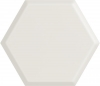 Woodskin Bianco Heksagon Struktura Matowa A Ściana 19,8X17,1 Gat.1