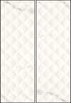 WALL TILES LIVIA BIANCO RECT.SIZE : 25/75 cm GLOSSY STRUCTURE ( PACK.1,30 M2)K.J.PARADYŻ