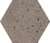GRES PORCELAIN FLOOR TILES INDUSTRIALDUST TAUPE SATIN - MATT OKTAGONAL SIZE : 19,8/17,1 cm CLASS 1 ( PACK.0,82 M2 )