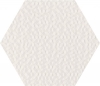 WALL TILES NOISY WHISPER WHITE STRUKTURA MAT RECT.SIZE : 19,8/17,1 cm CLASS 1 ( PACK.0,76 M2 ) PARADYŻ