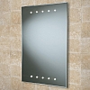 Duna Mirror art no: 73104195 Size: H70 x W50 x D4cm Bevelled edge mirror with parallel top and bottom LEDs.