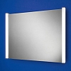 Theo Mirror art no: 77401000 Size: H60 x W80 x D6cm Landscape mirror with heated mirror pad and vertical fluorescent illumination.