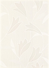 SEMIMATT - GLAZED DECORATION CASPIA WHITE FLOWER 25/35 cm CLASS 1 ( PCS.1 ) CERSANIT / OPOCZNO
