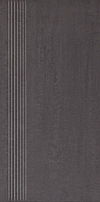 SATIN  STRUCTURAL GRES PORCELAIN FLOOR TILES DOBLO NERO RECTYFICATION SIZE : 29,8/59,8 cm CLASS 1 ( PACK.1,43 M2 )K.J.PARADYŻ